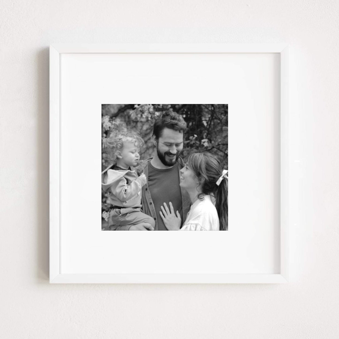 Framed Square Photo & Oversized Mount
