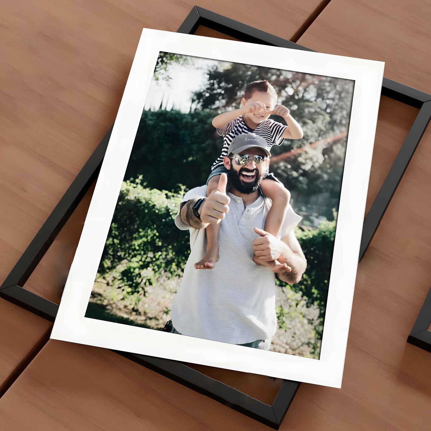 Large Framed Photo & Mount