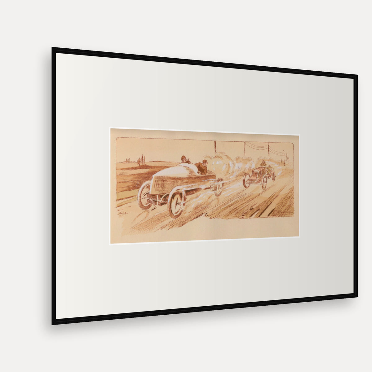 Paris-Madrid 1903, Mors - Ernest Montaut framed print shown at an angle