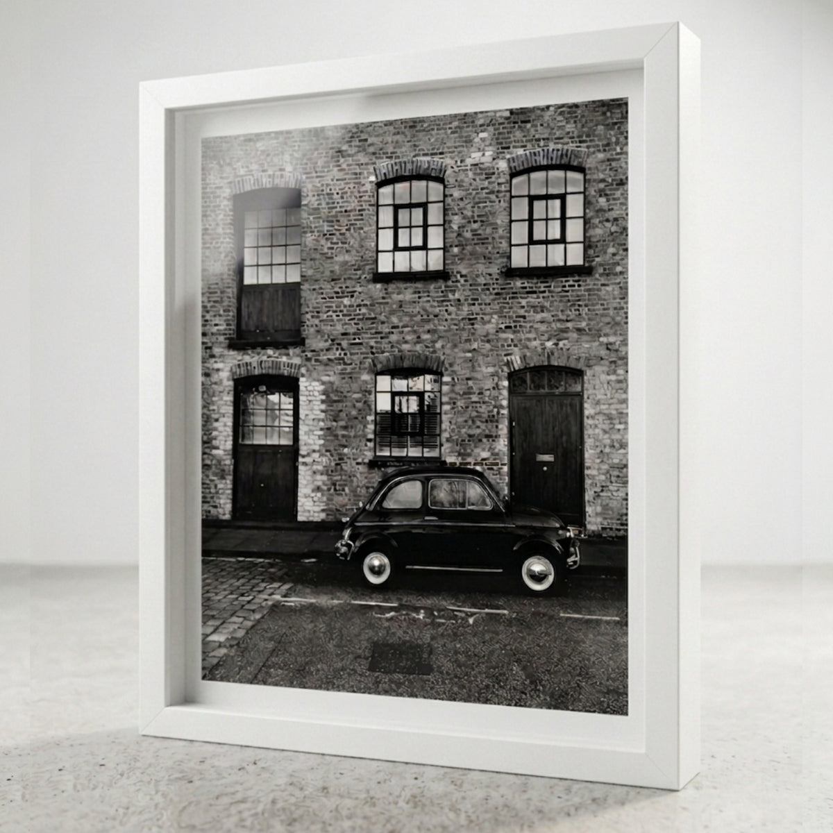 Float mounted photo print example