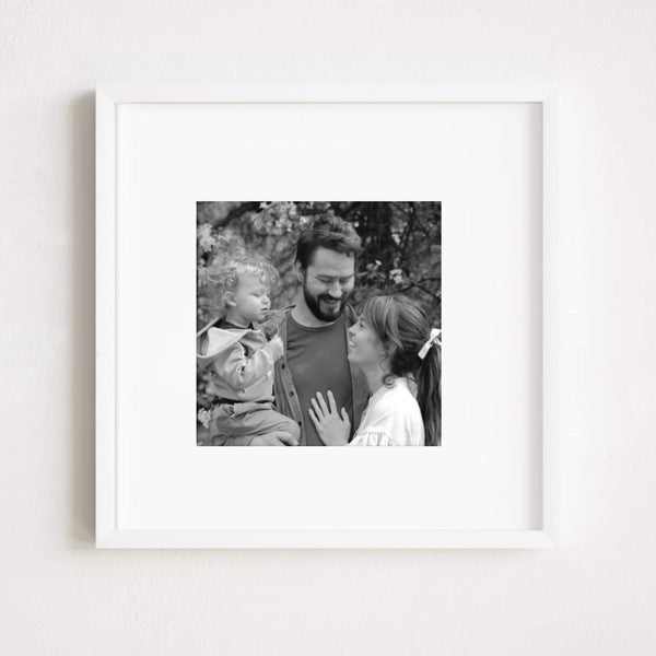 Framed Square Photo & Oversized Mount