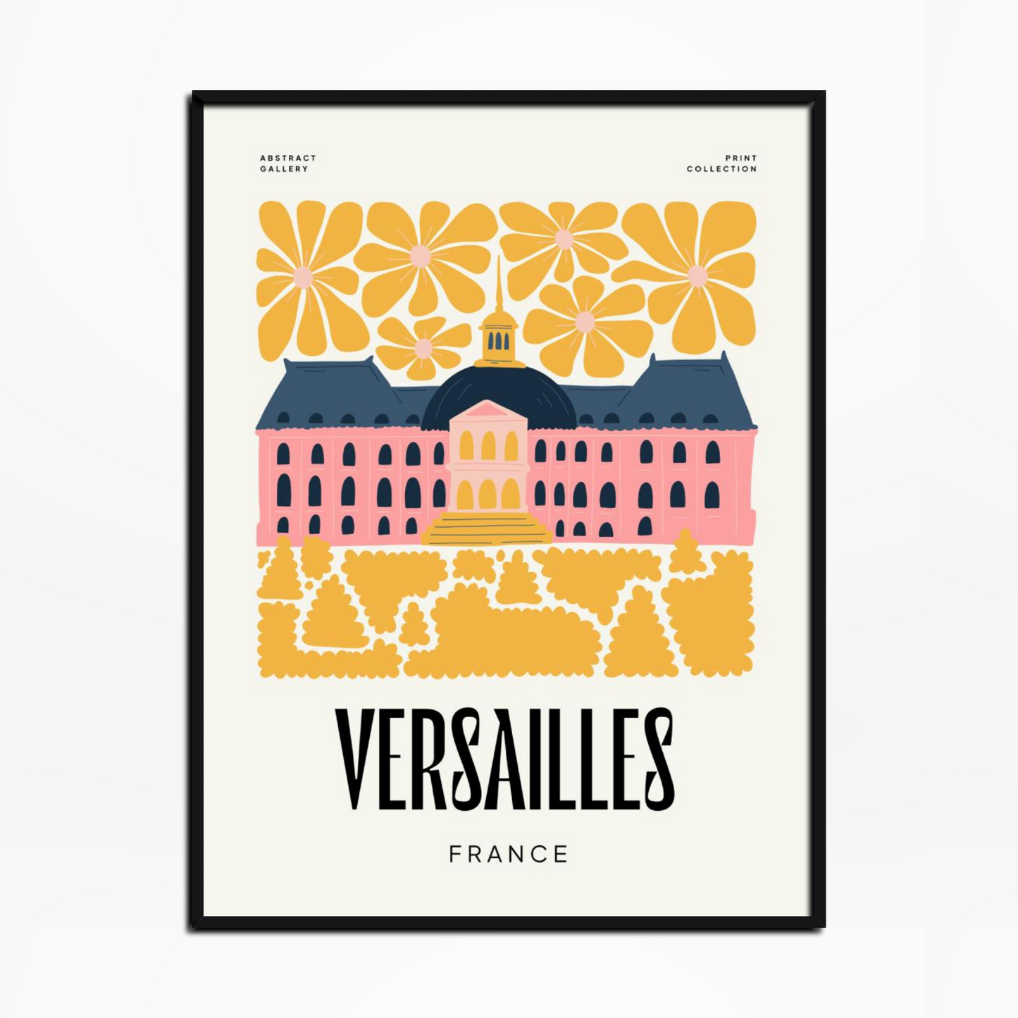 Château de Versailles Floral Print