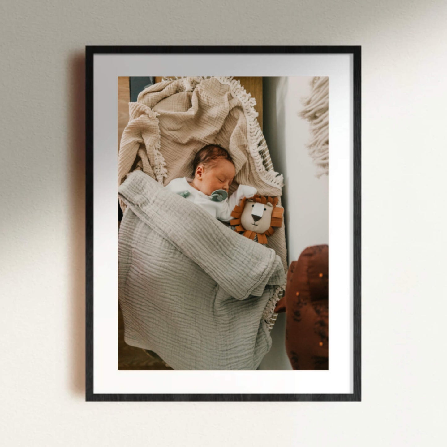 Large Framed Photo & Mount