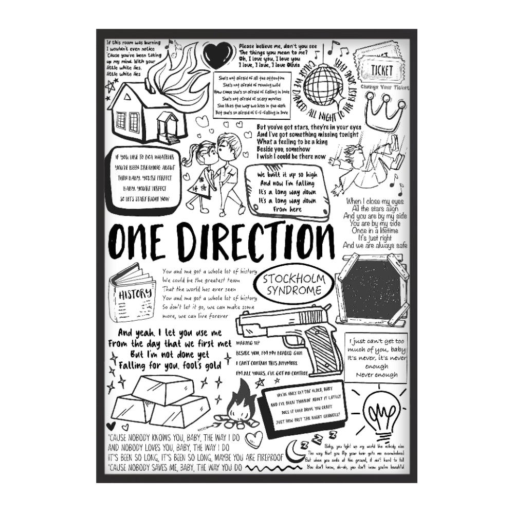 One Direction Album Print