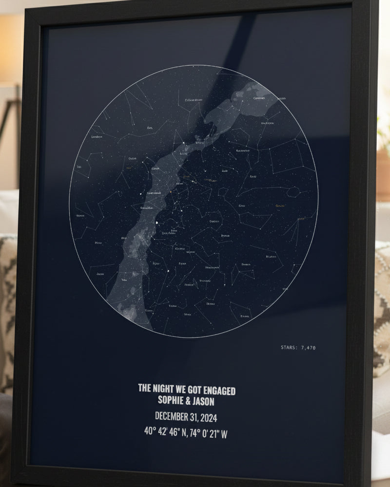 Map Of The Stars Print
