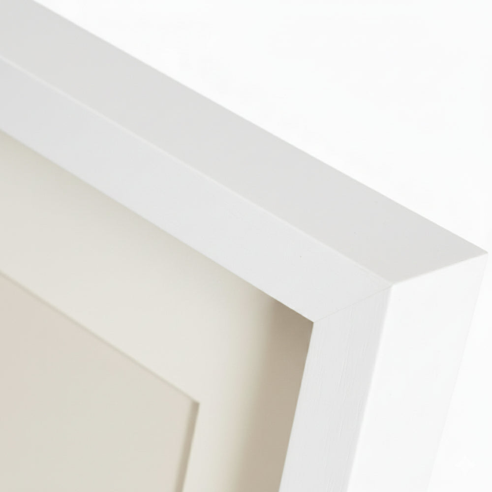 White Wood Frame