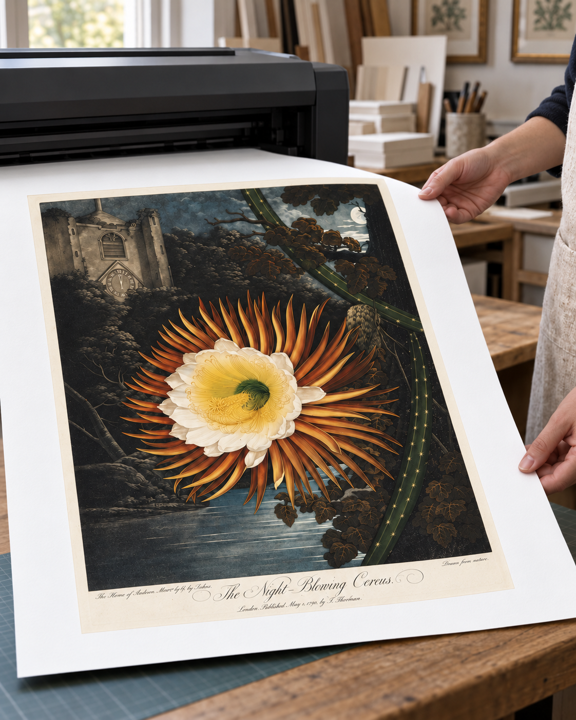 Printing the Cereus artwork on fine-art paper