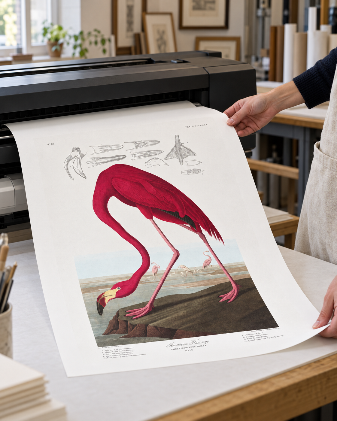 flamingo limited edition — artwork printing