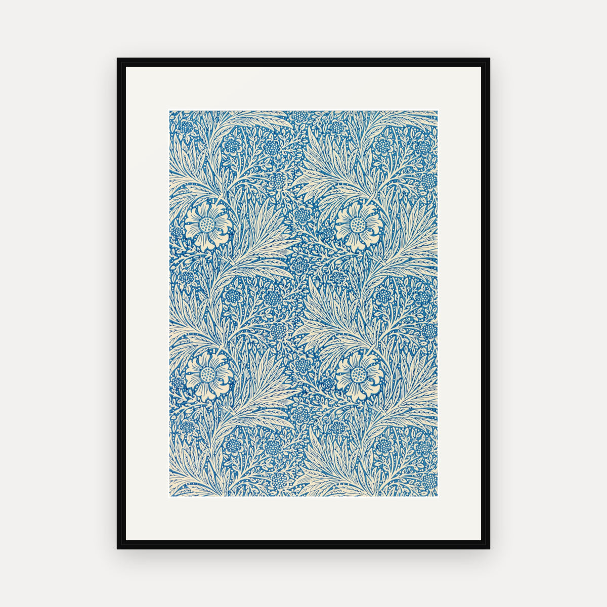 Marigold, William Morris Wallpaper Print - mounted and framed print, front view