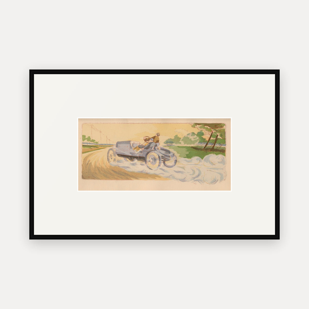 Coupe Vanderbilt 1904, Panhard et Levassor - Ernest Montaut framed print