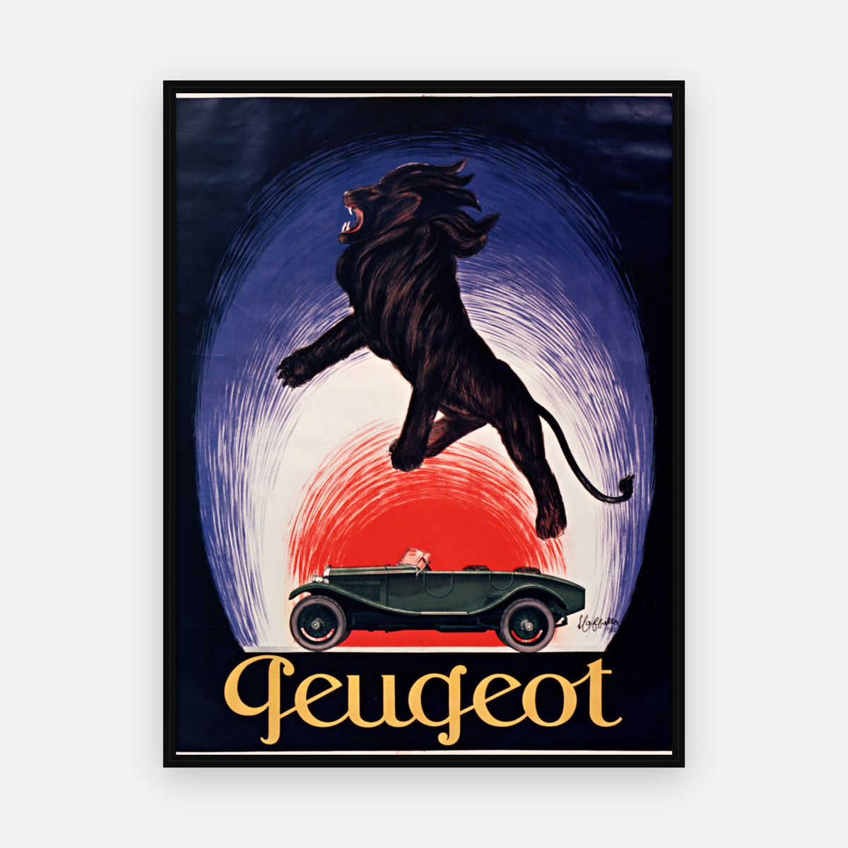 Peugeot · 1925 · Leonetto Cappiello — Vintage Poster Print