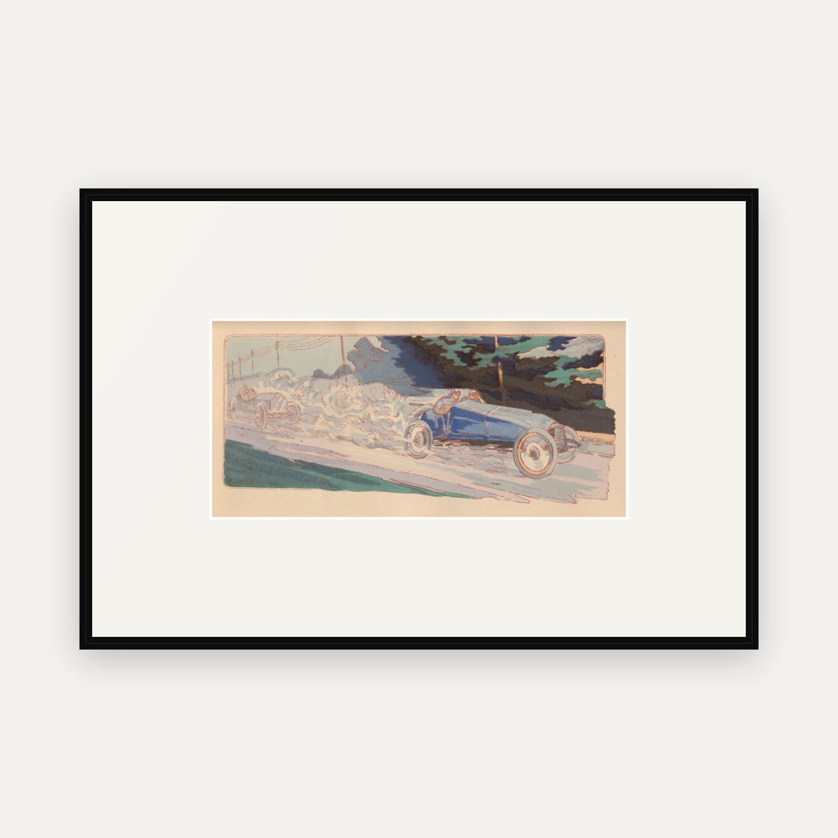 Coupe Vanderbilt 1904, Albert Clément - Ernest Montaut framed print