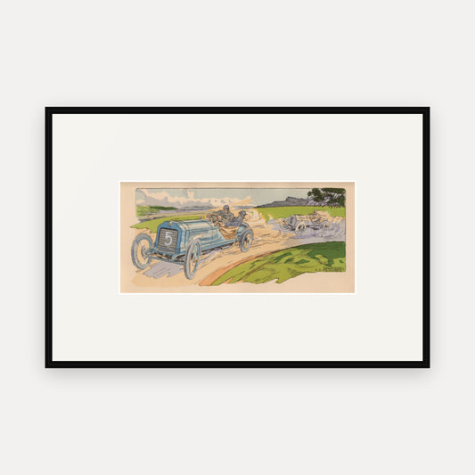 Coupe Gordon-Bennett 1904, Brasier - Ernest Montaut framed print