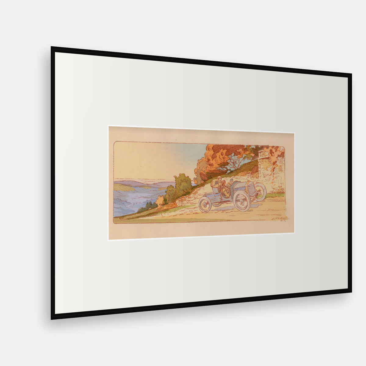 Château-Thierry, Régina - Ernest Montaut framed print shown at an angle