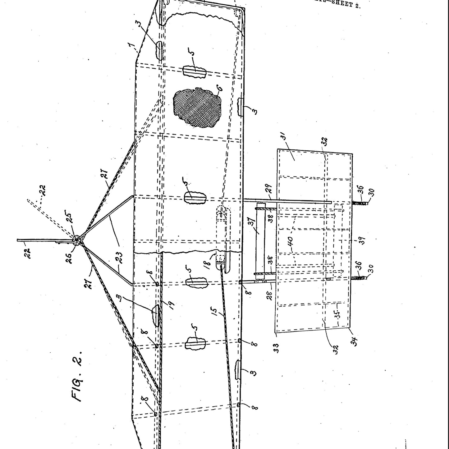 Wright Brothers Flying Machine Patent Print