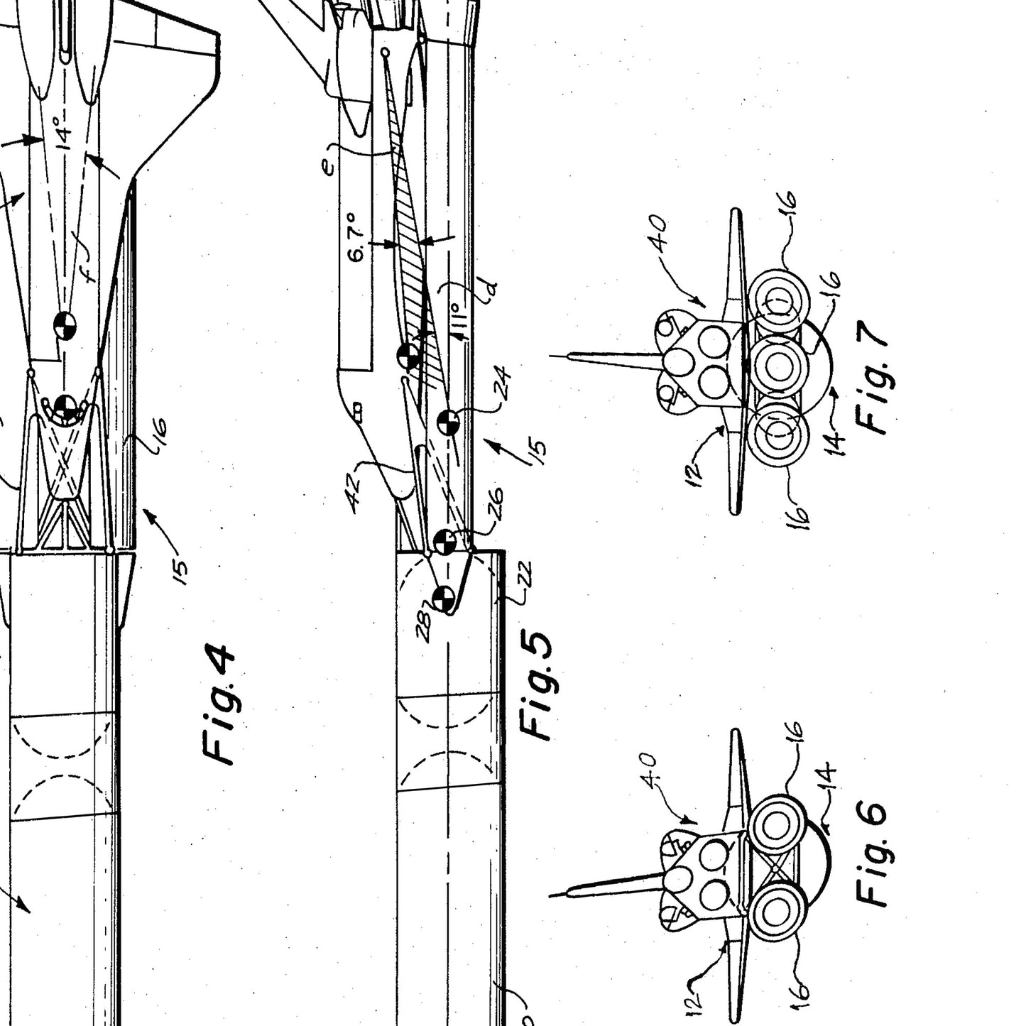 NASA Space Shuttle Patent Print 2