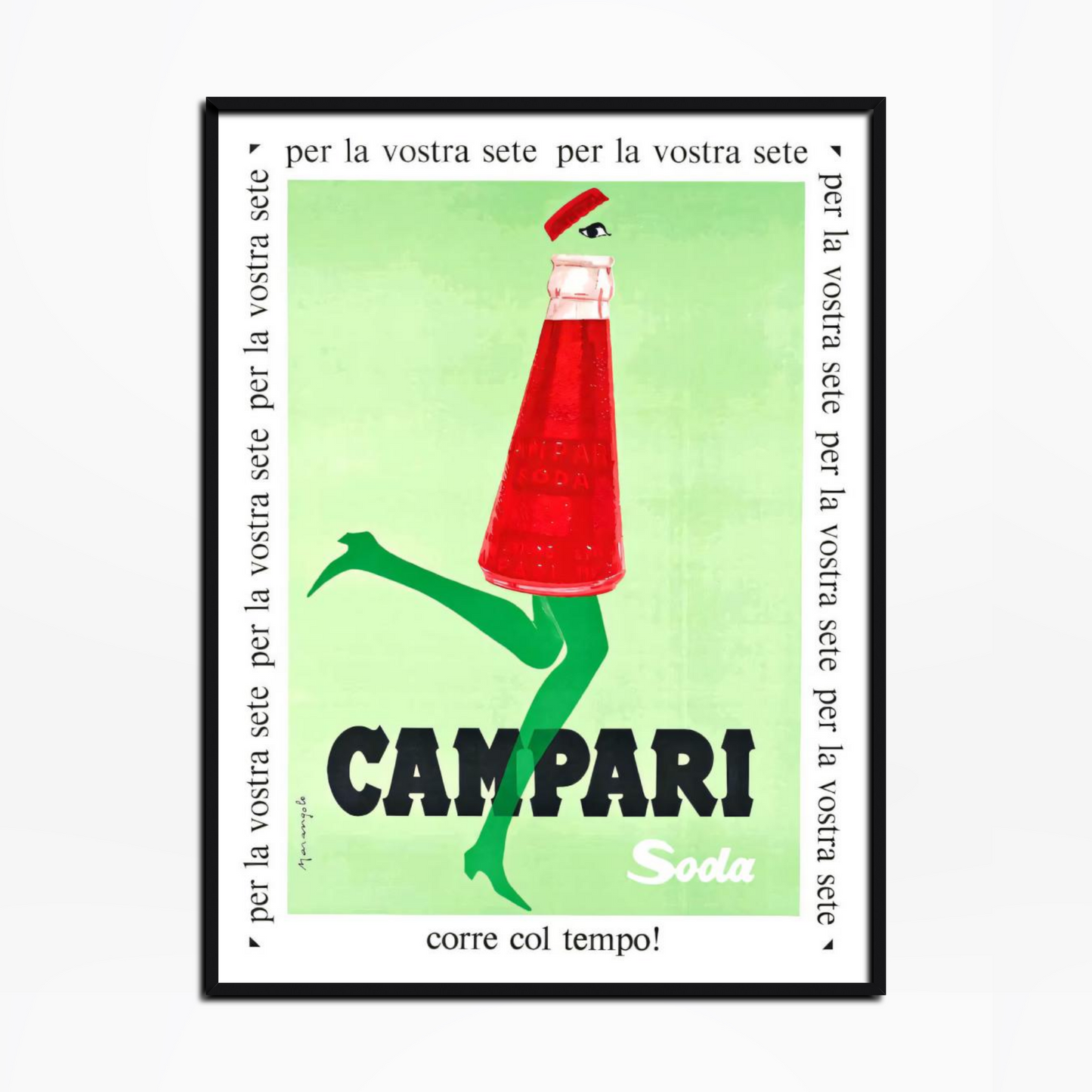 1968 Campari Soda Drink Poster