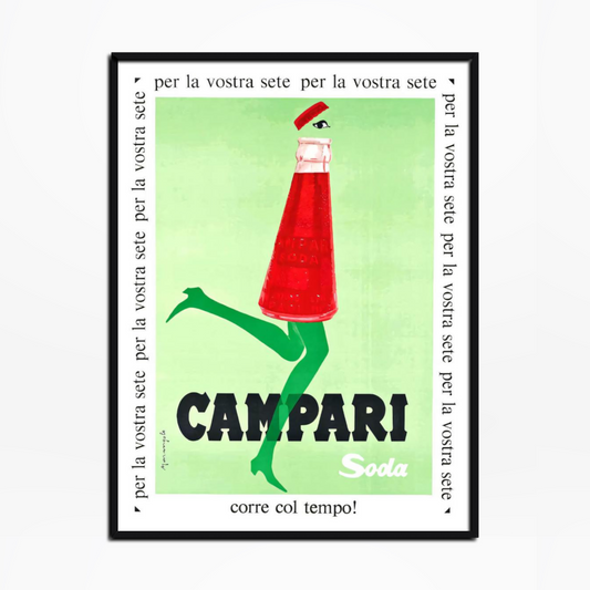 1968 Campari Soda Drink Poster