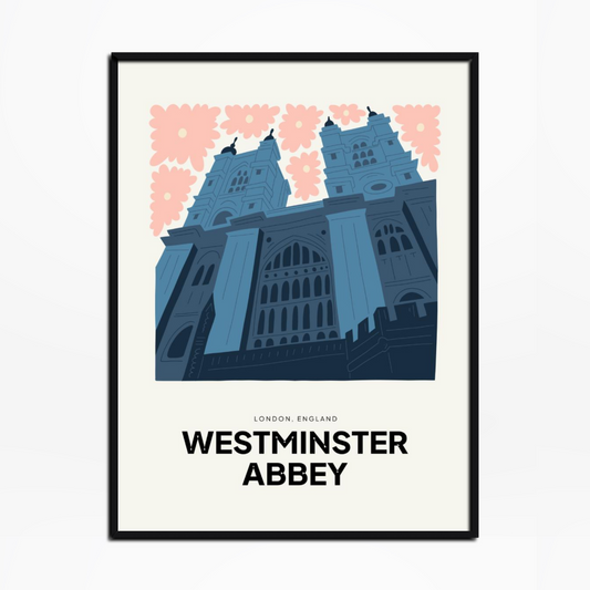 Westminster Abbey Floral Print