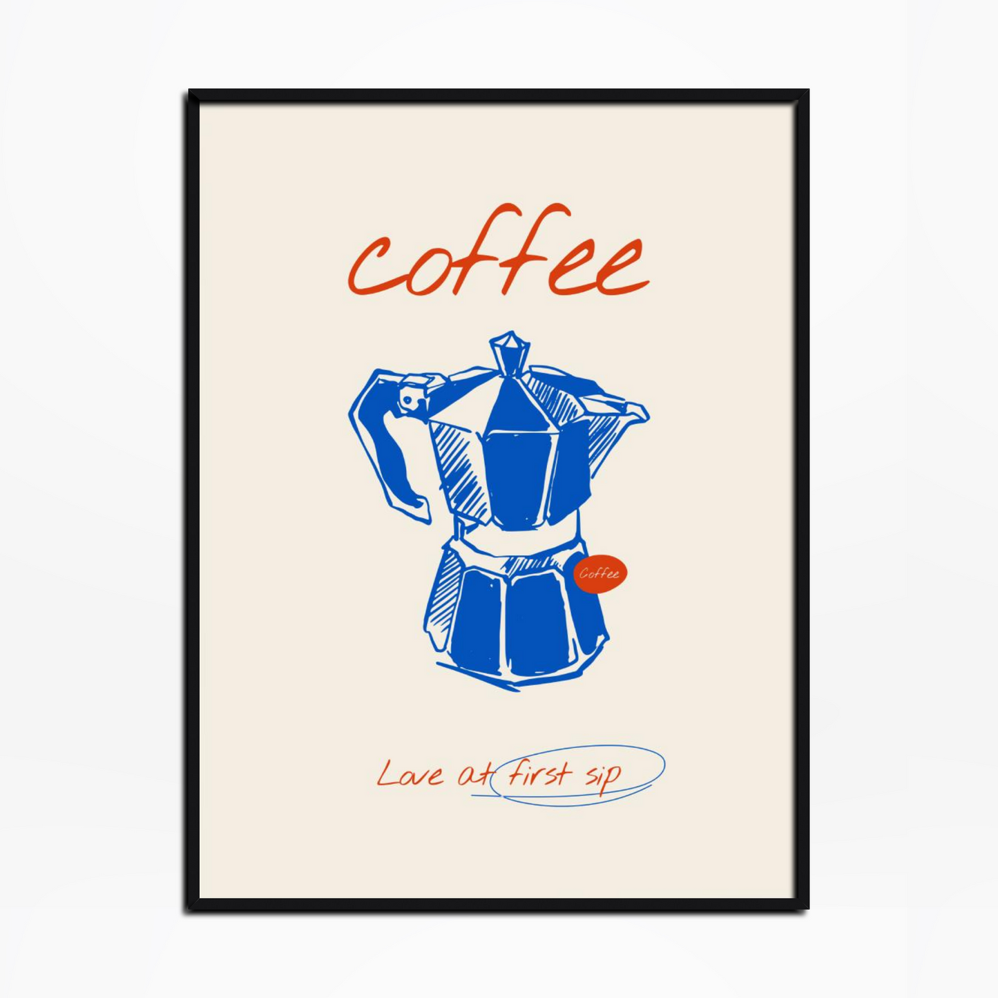 Coffee Love At First Sip Print