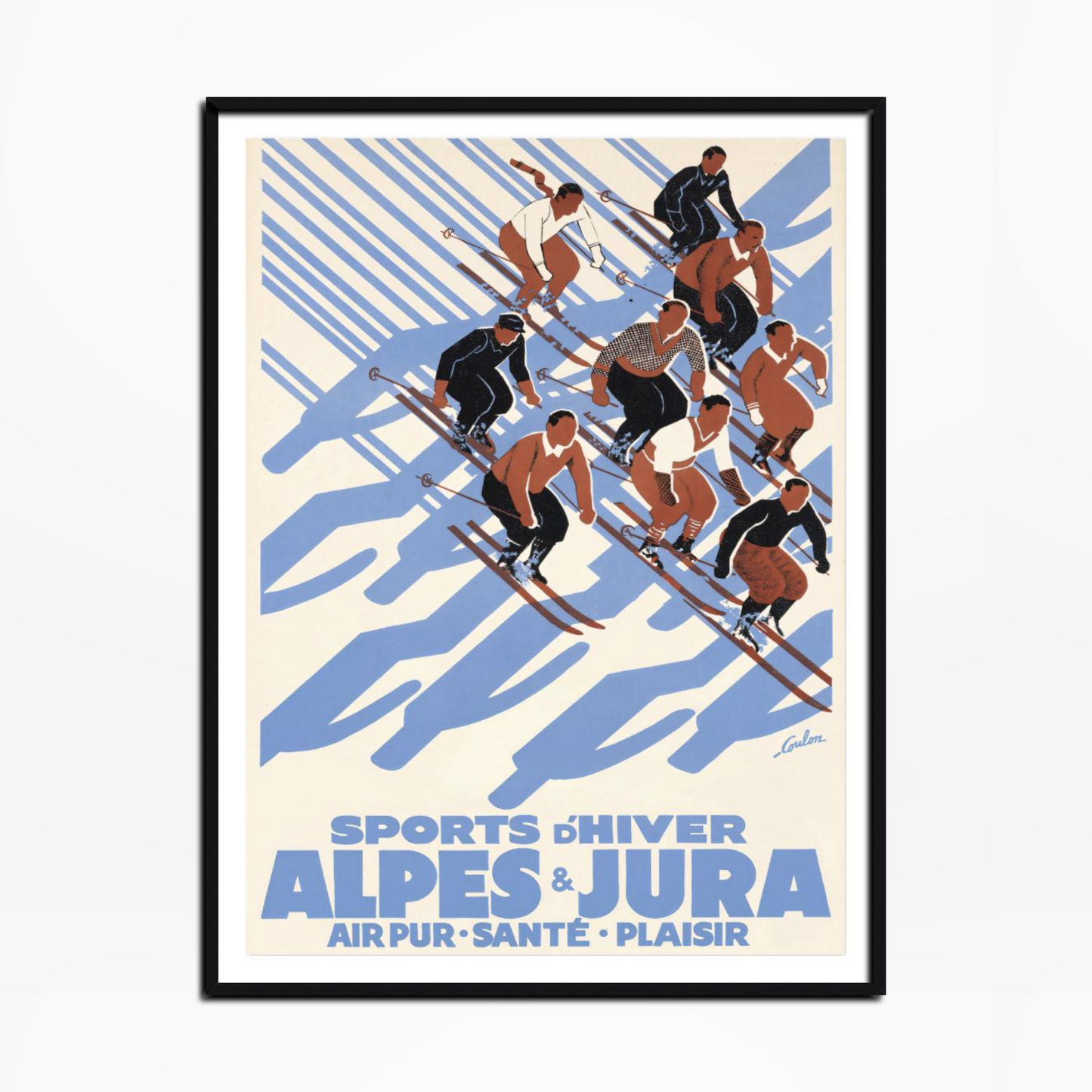 Sports D'Hiver Alpes & Jura Poster