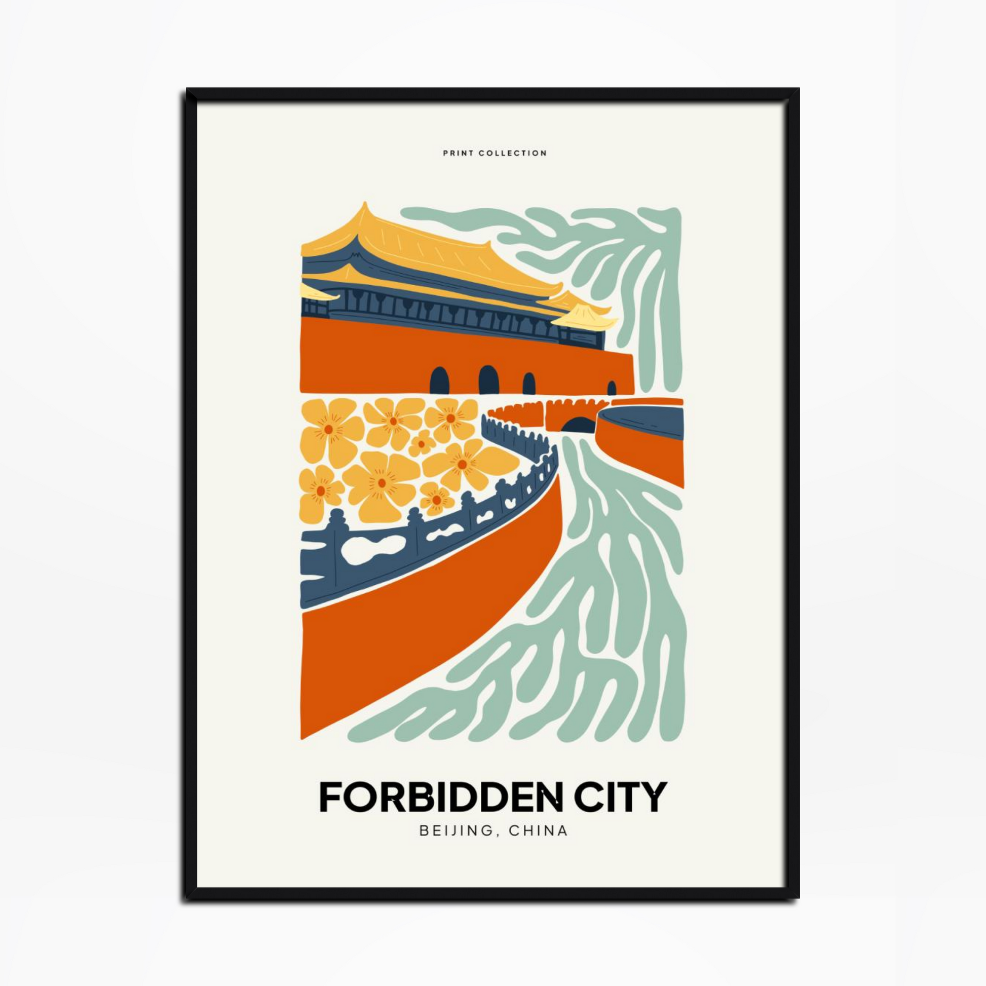 Forbidden City Floral Print