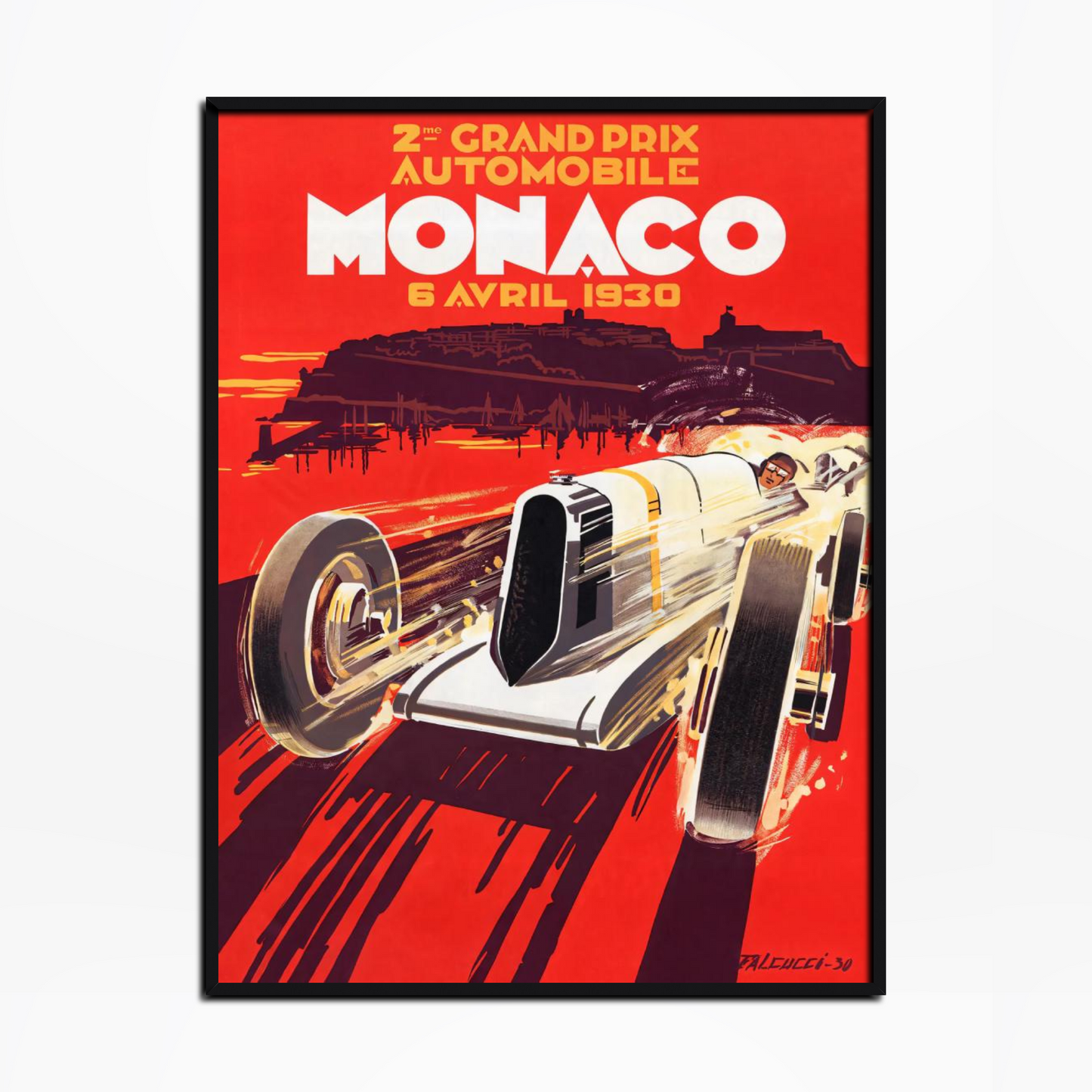 1930 Monaco Grand Prix Poster