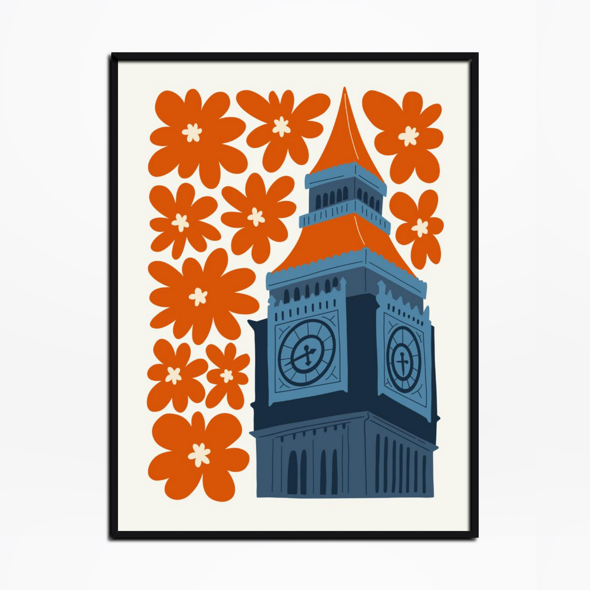 Big Ben Floral Print