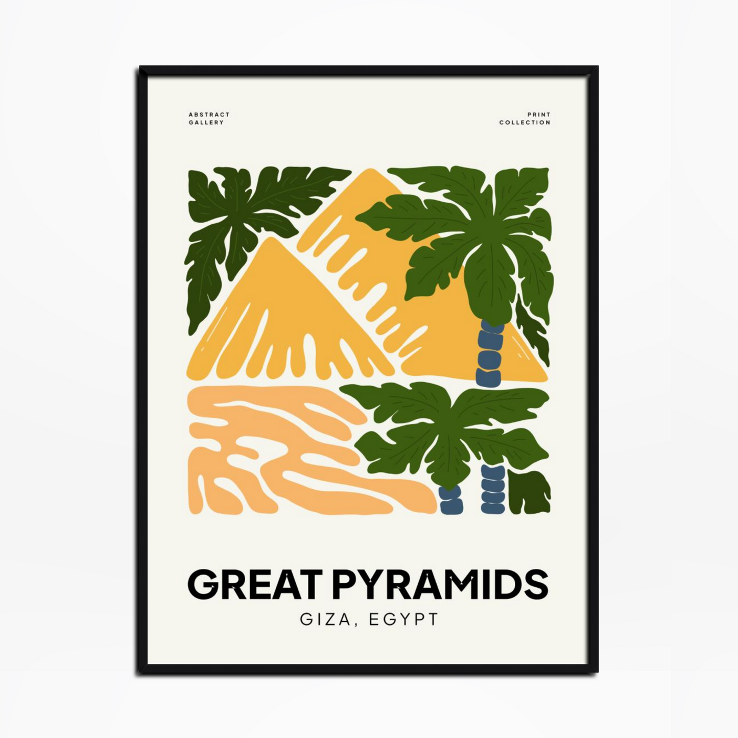 Great Pyramids Floral Print