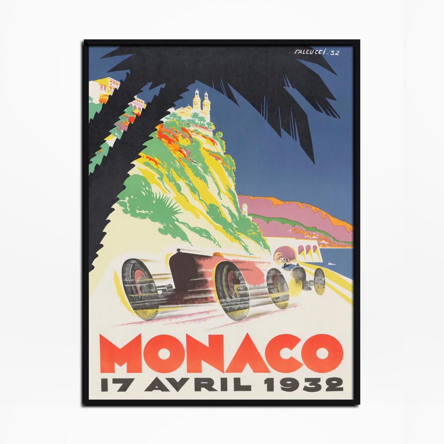 1932 Monaco Grand Prix Poster