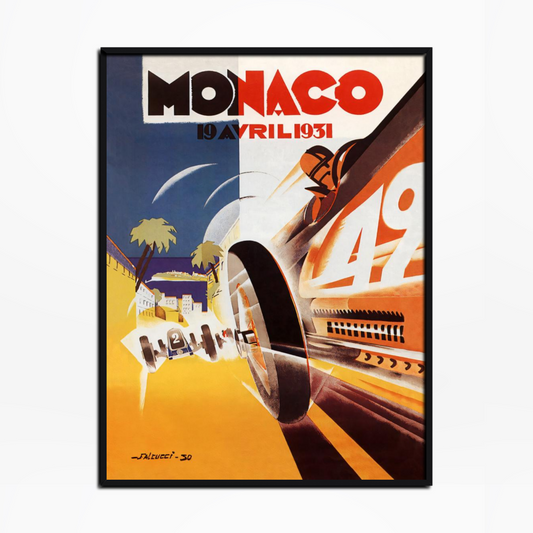 1931 Monaco Grand Prix Poster