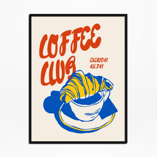 Coffee Club Print