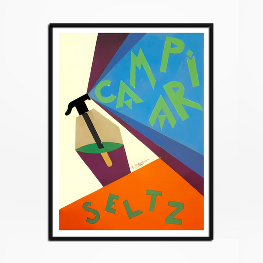 1925/26 Campari Seltz Drink Poster