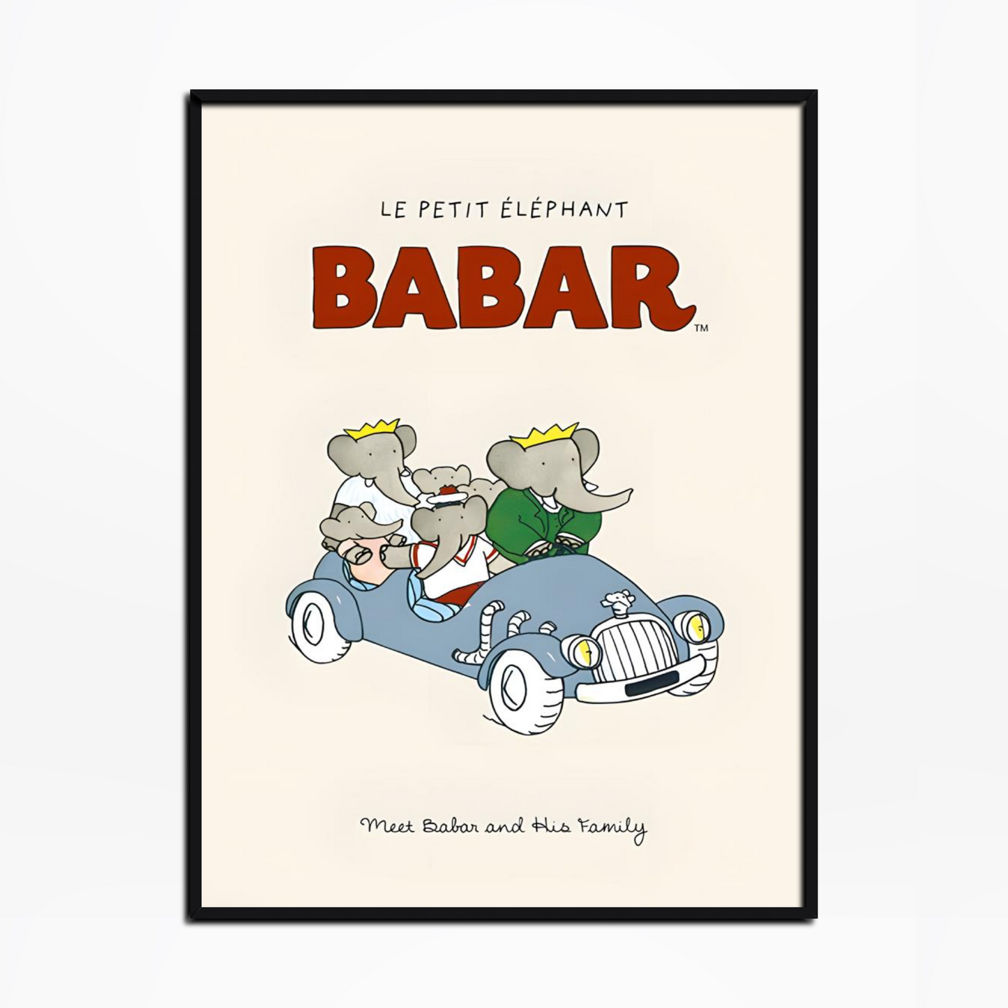 Babar And His FamilyPrint