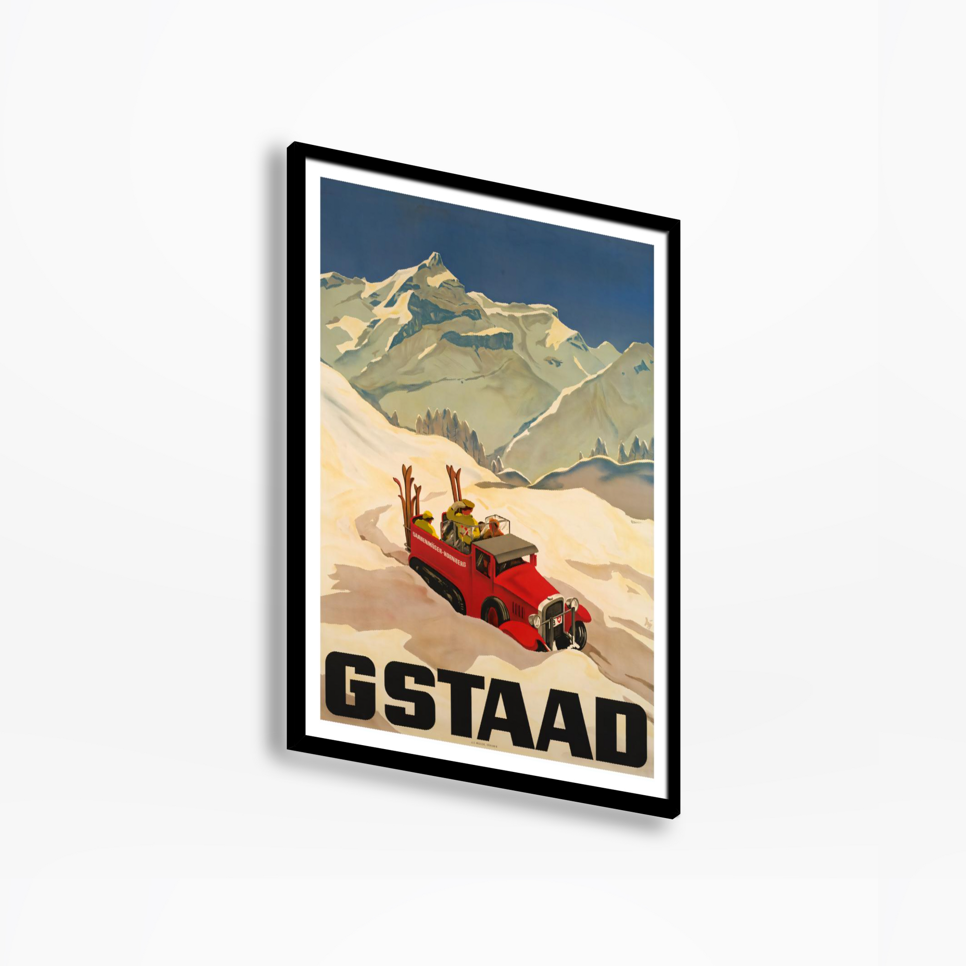 1934 Gstaad Ski Poster