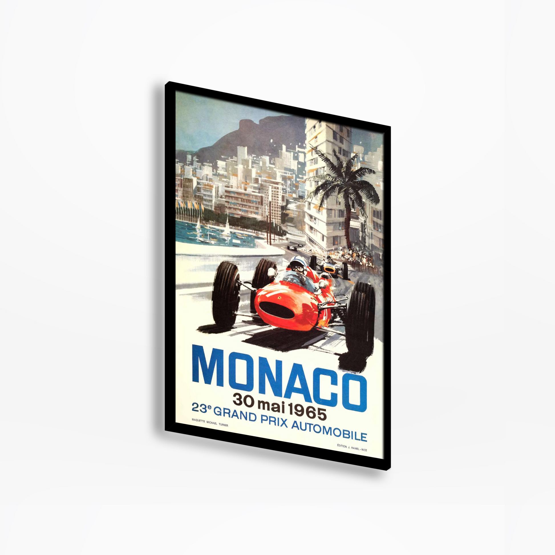 1965 Monaco Grand Prix Poster