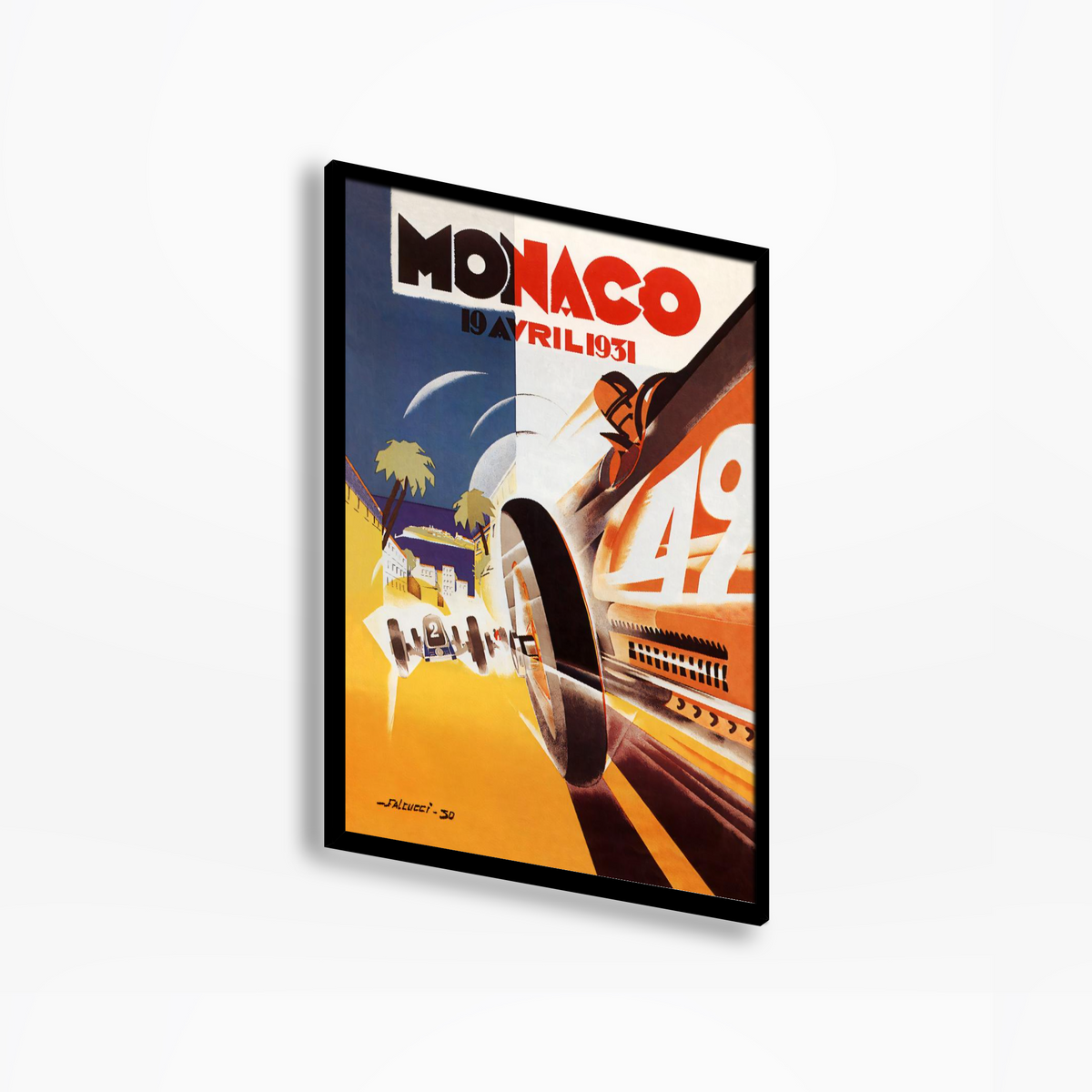 1931 Monaco Grand Prix Poster - Vintage Car Racing Print – The 1931 Monaco Grand Prix Poster - Vintage Car Racing Print – The