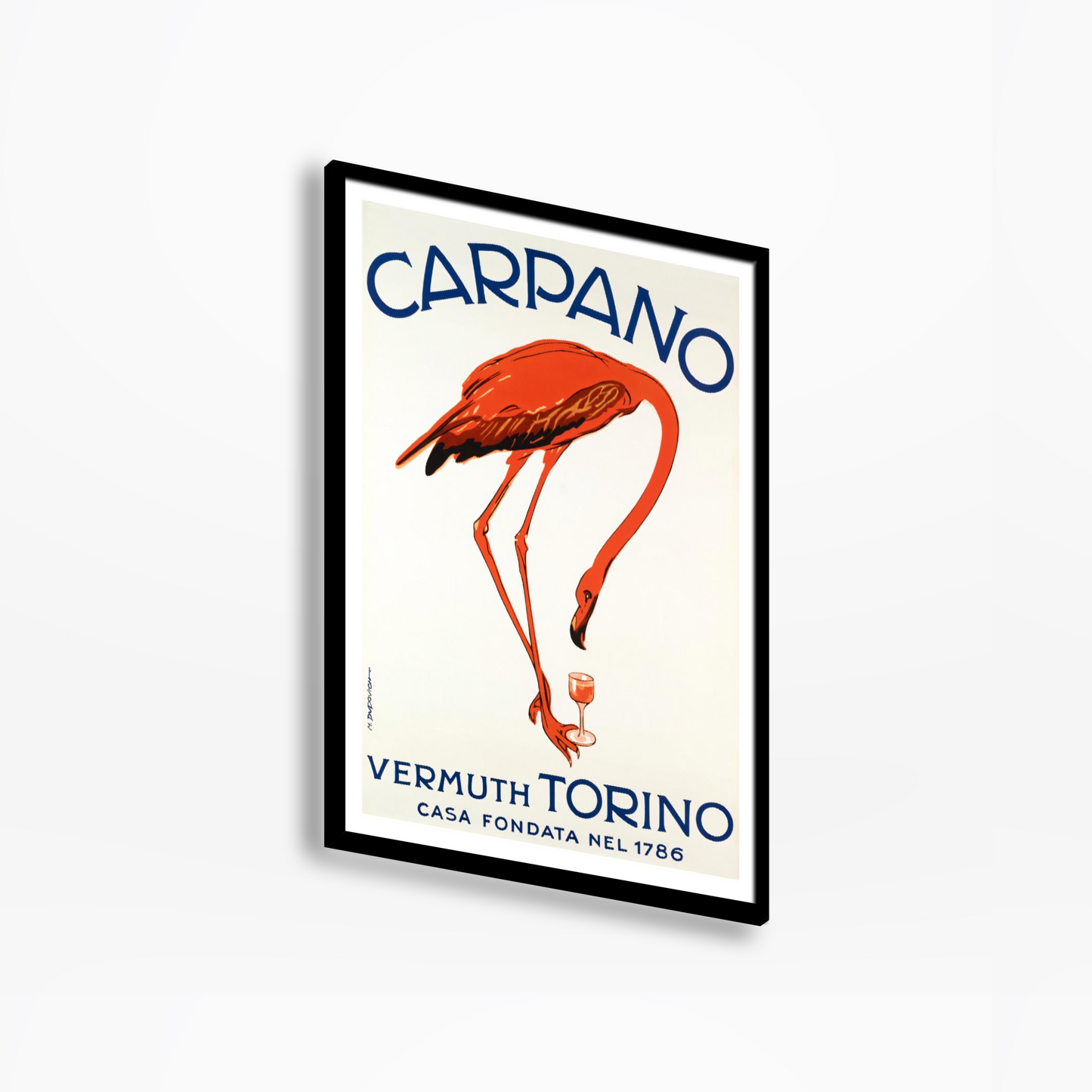 1925 Carpano Vermouth Torino Drink Poster