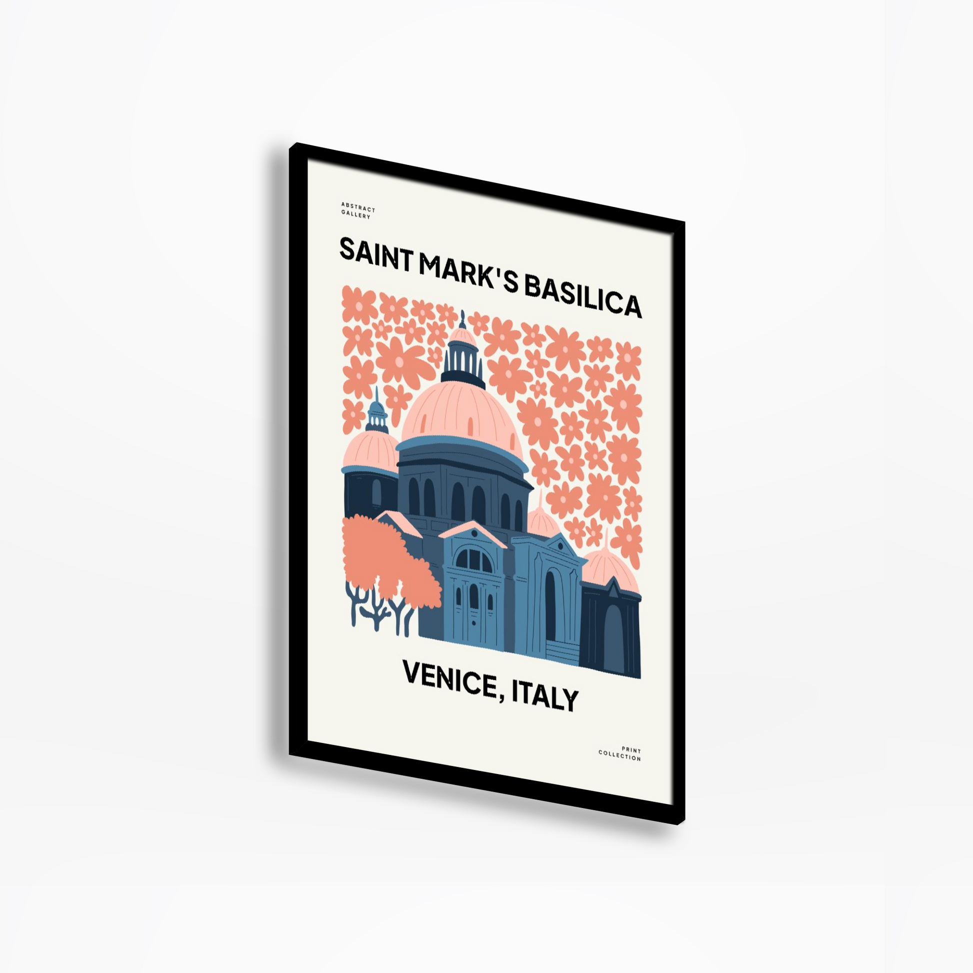 Saint Mark's Basilica Floral Print