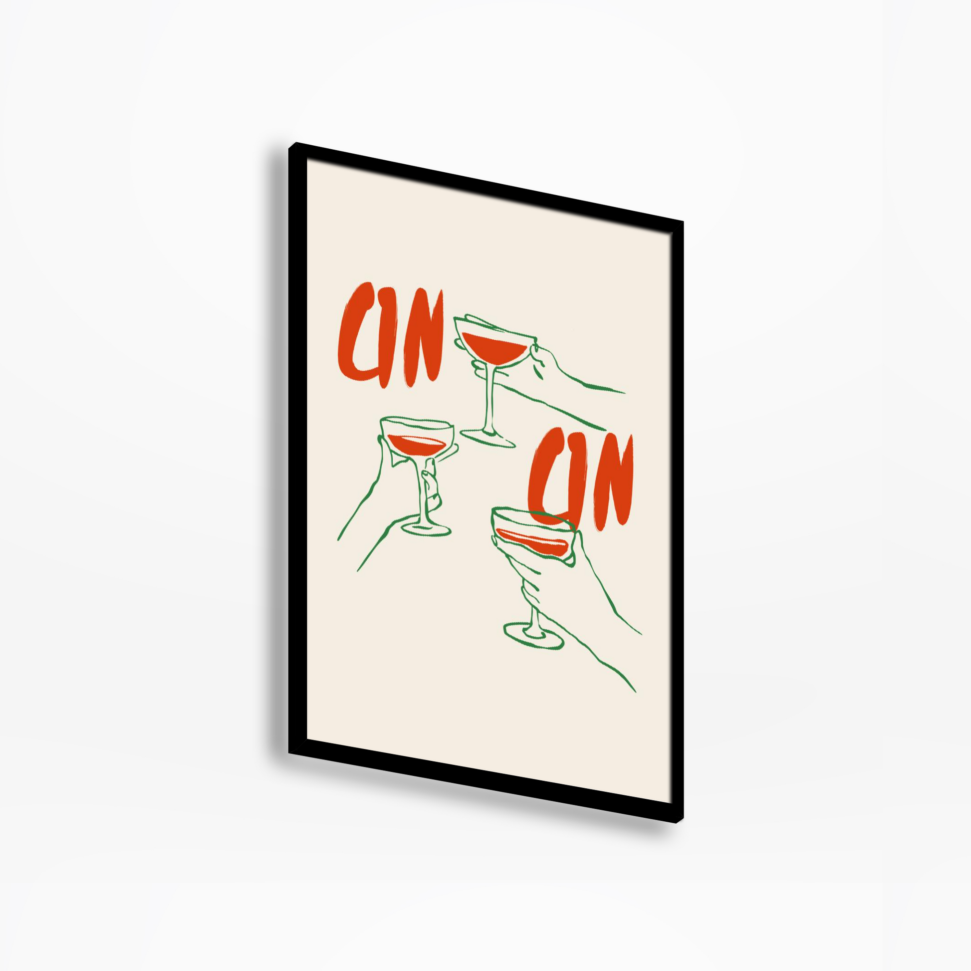 Cin Cin Drinks Print