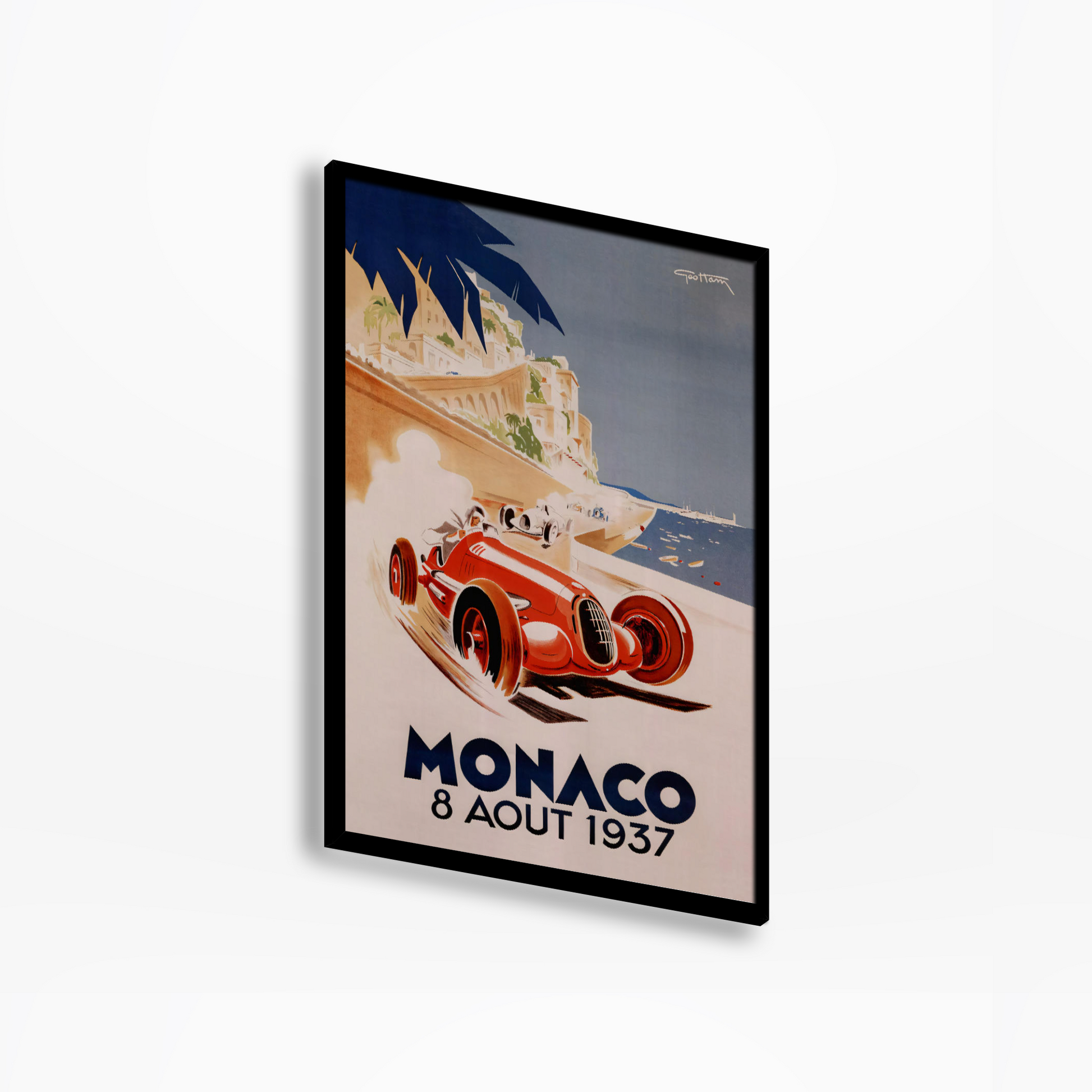 1937 Monaco Grand Prix Poster