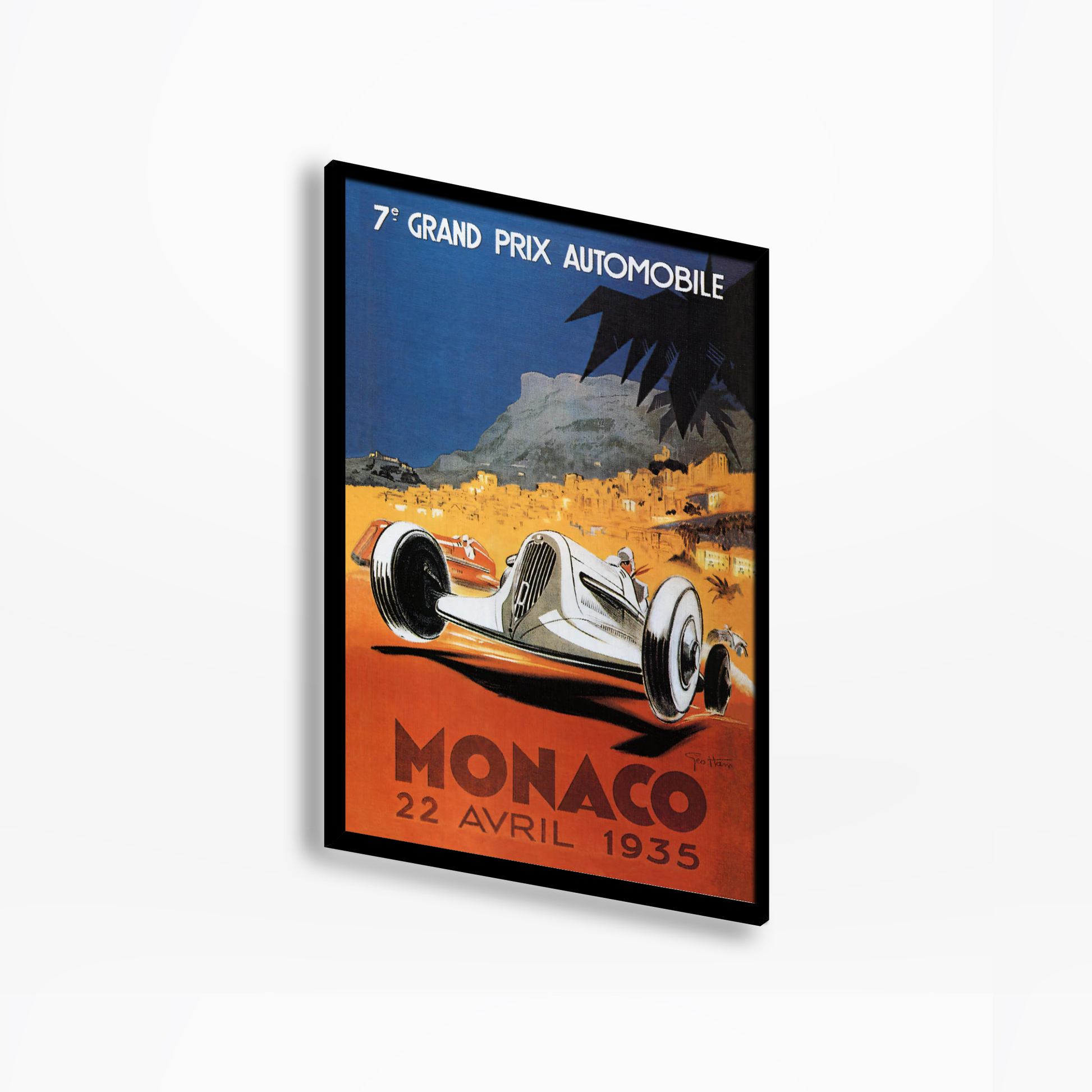 1935 Monaco Grand Prix Poster