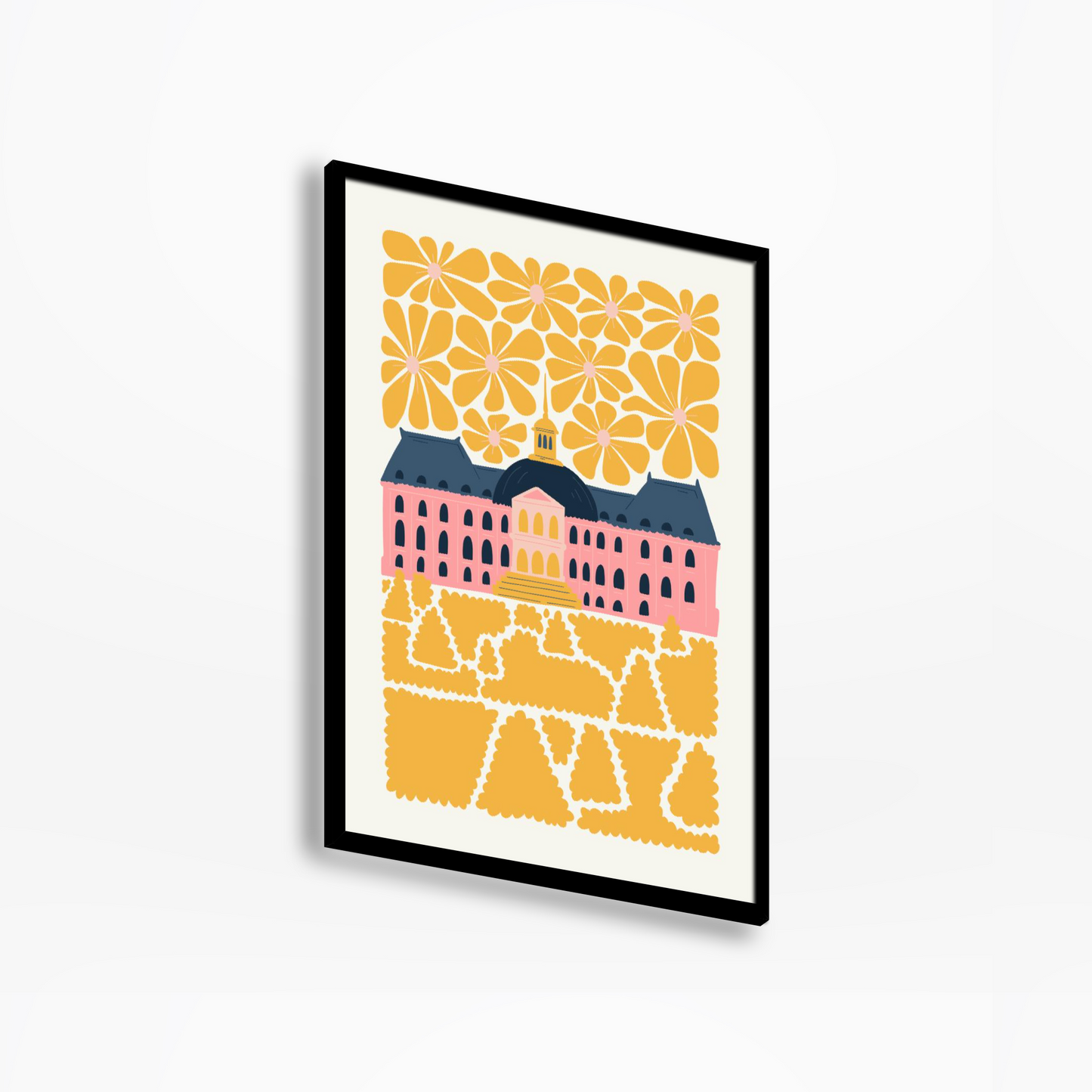 Château de Versailles Floral Print