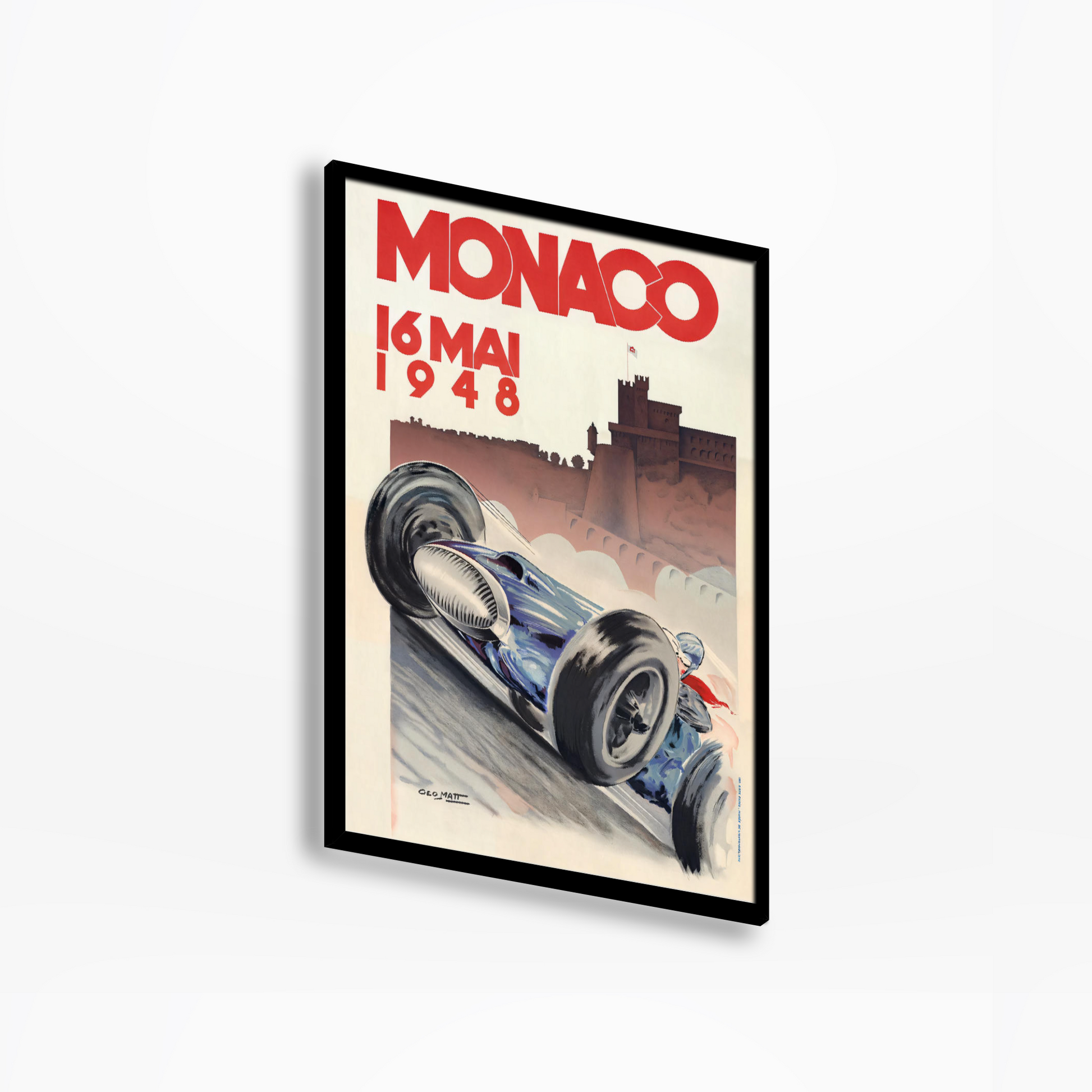 1948 Monaco Grand Prix Poster