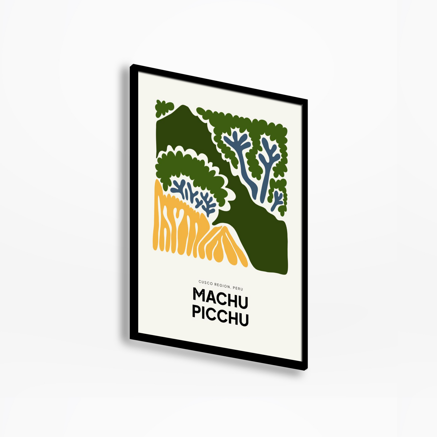 Machu Picchu Floral Print