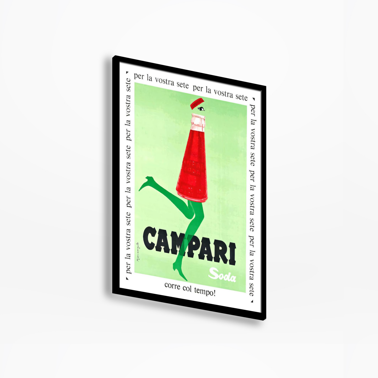 1968 Campari Soda Drink Poster