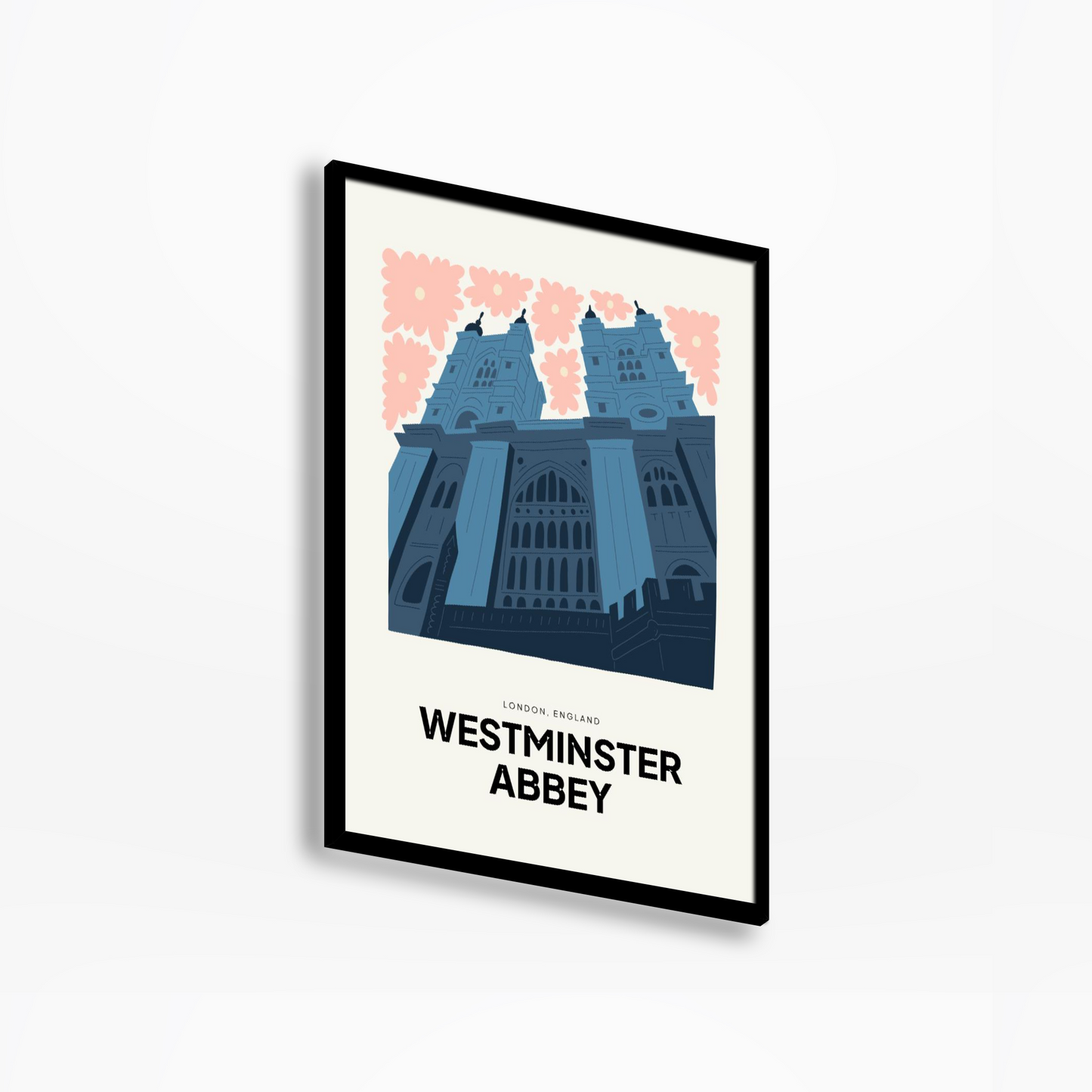 Westminster Abbey Floral Print