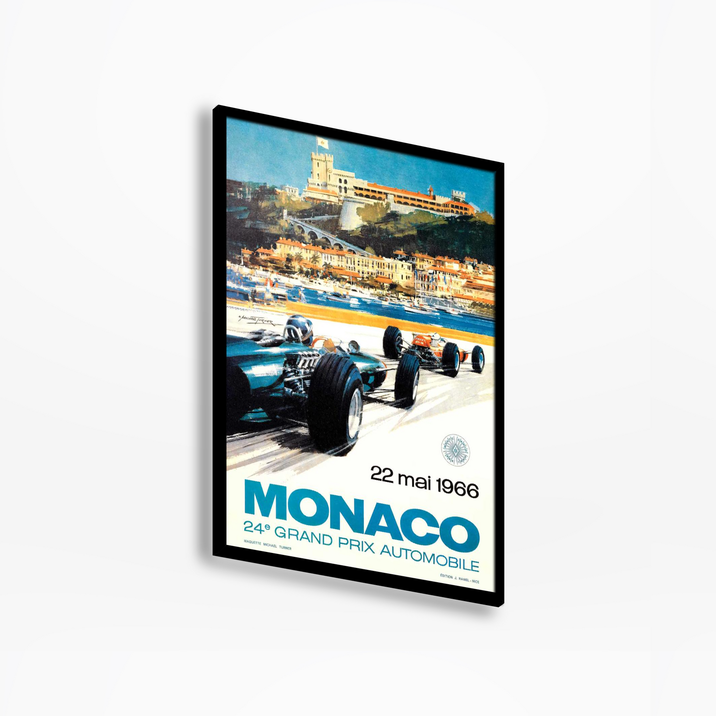 1966 Monaco Grand Prix Poster