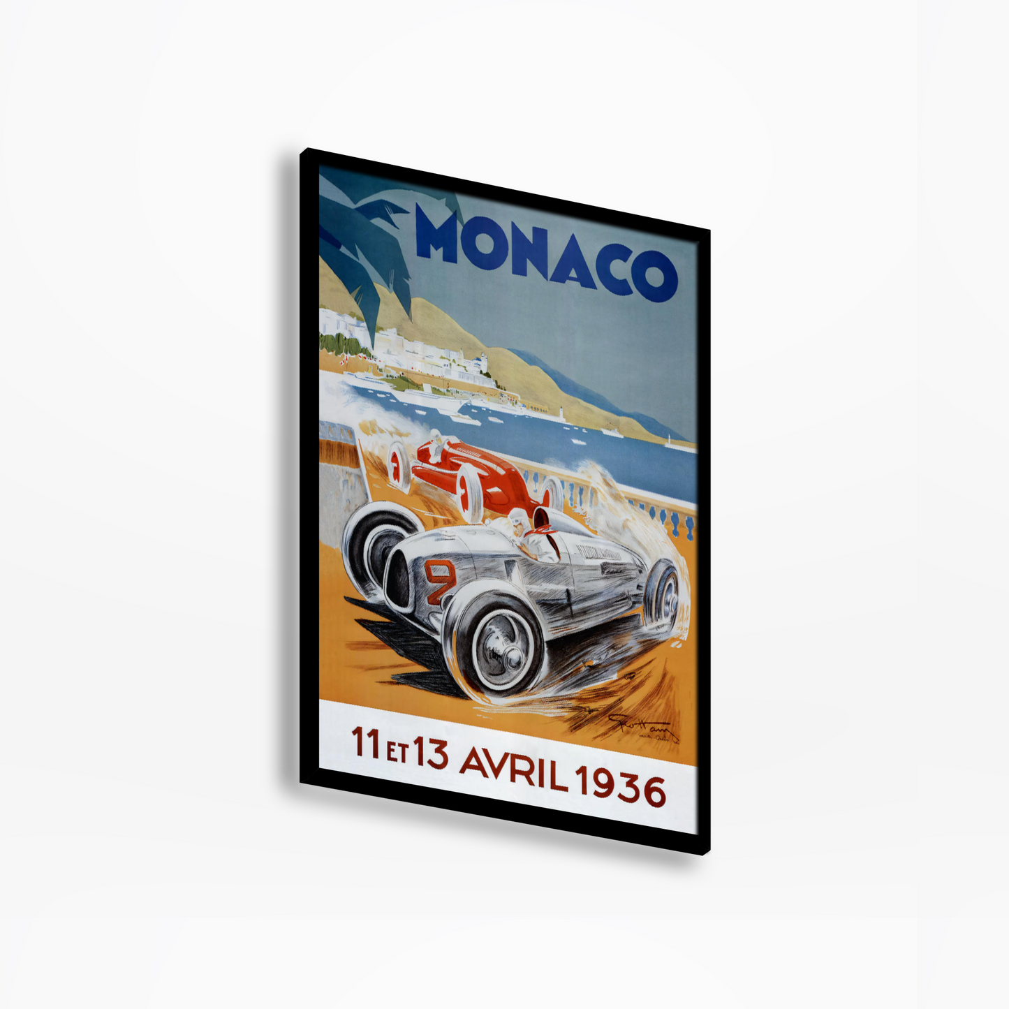 1936 Monaco Grand Prix Poster