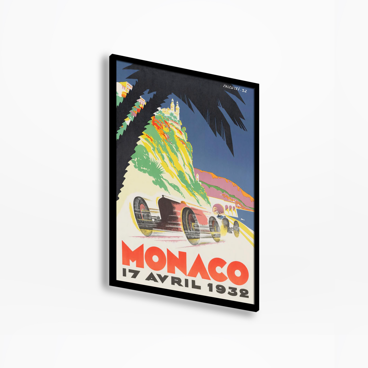 1932 Monaco Grand Prix Poster